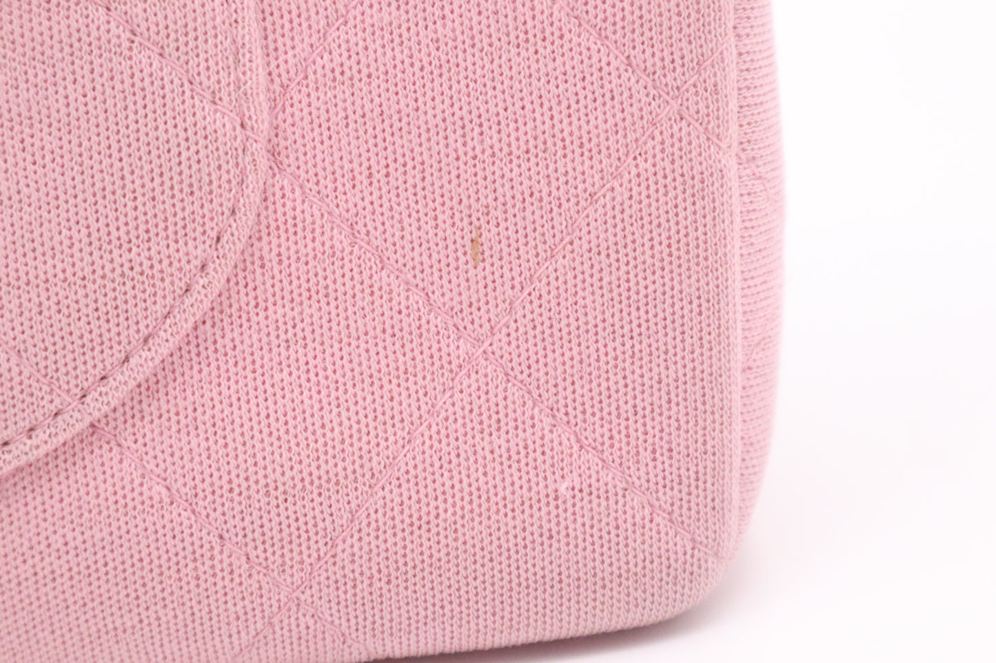 Chanel Medium Flap in Pink Cotton Canvas