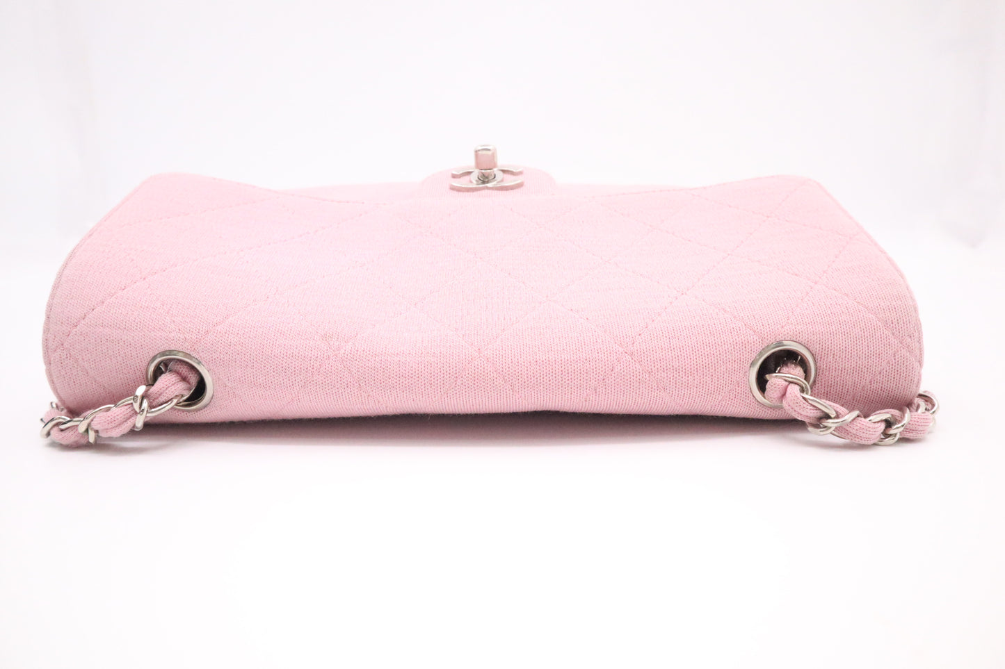 Chanel Medium Flap in Pink Cotton Canvas