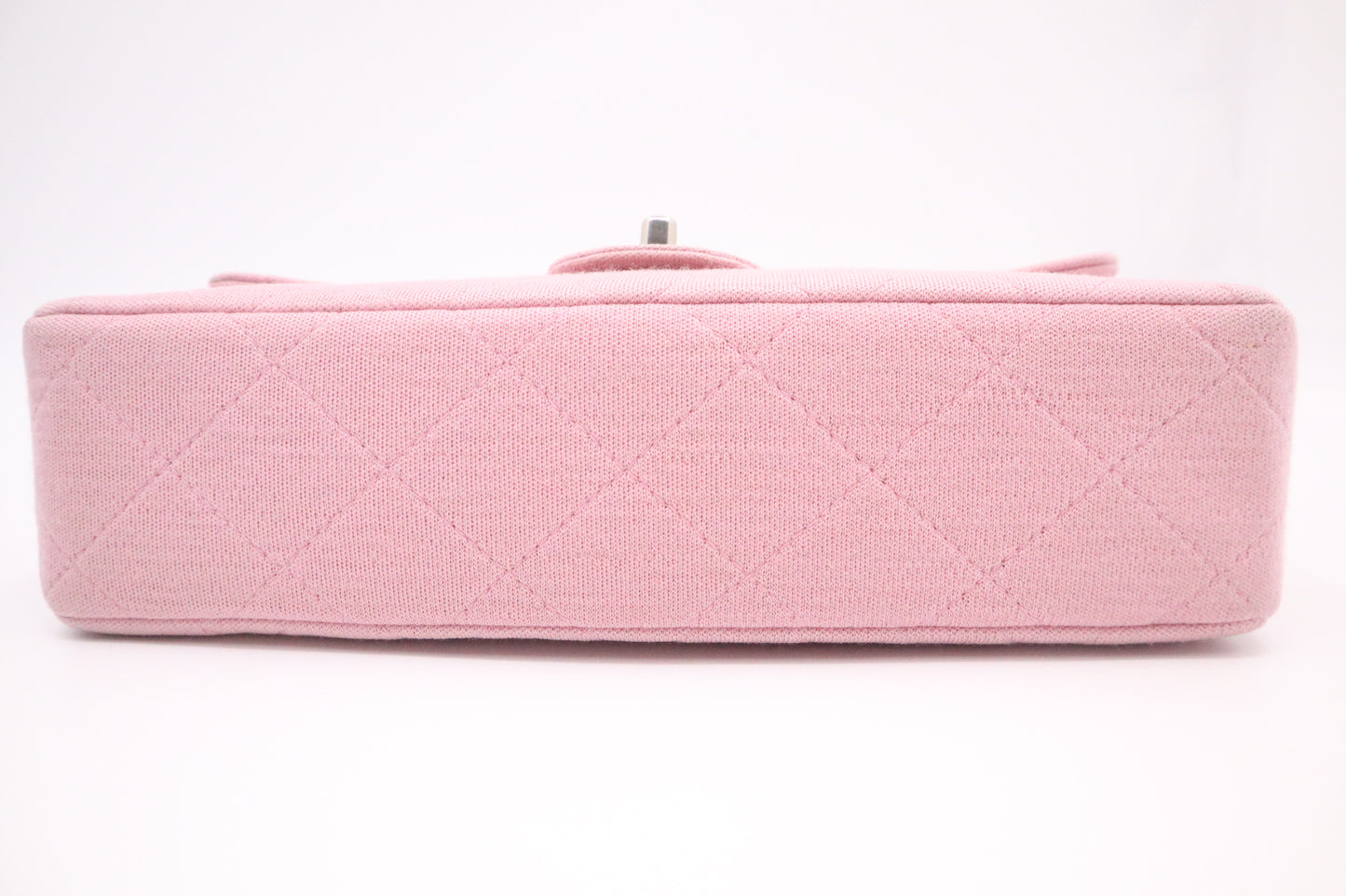 Chanel Medium Flap in Pink Cotton Canvas