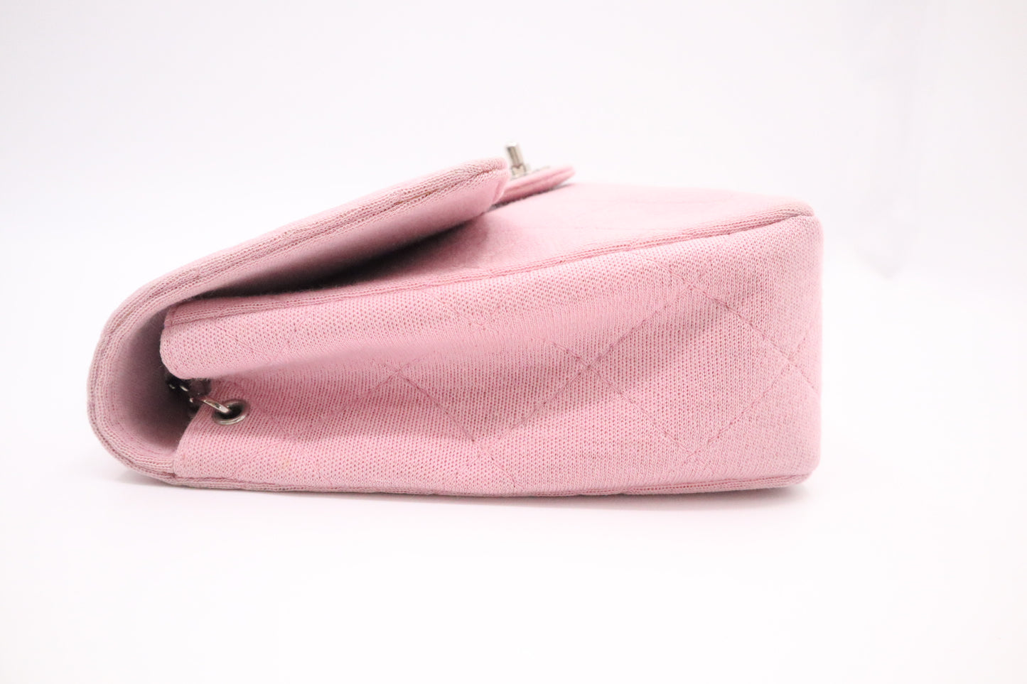 Chanel Medium Flap in Pink Cotton Canvas