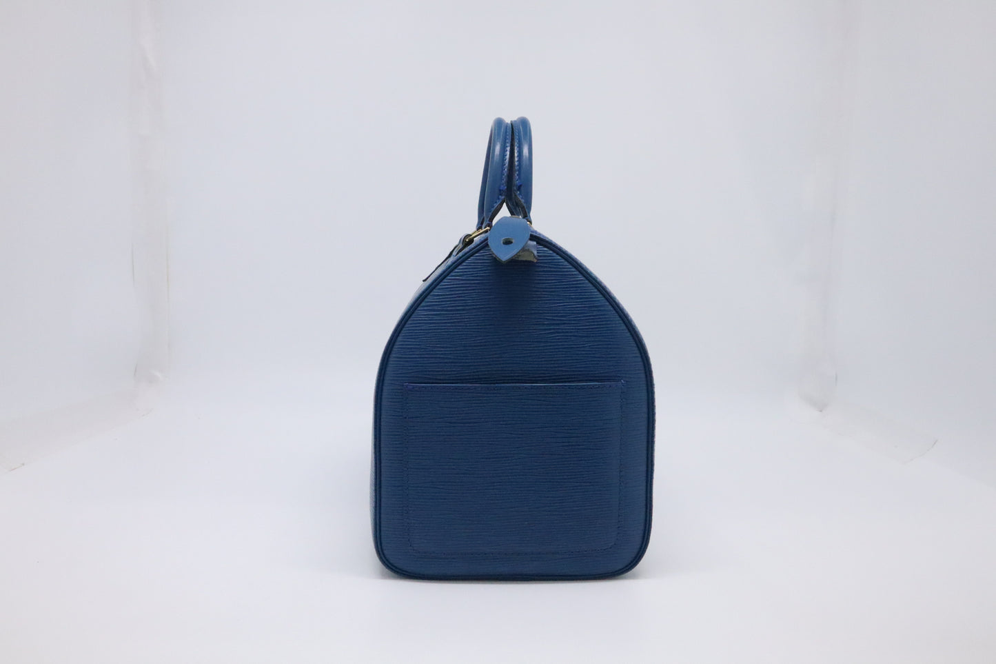 Louis Vuitton Speedy 35 in Blue Epi Leather