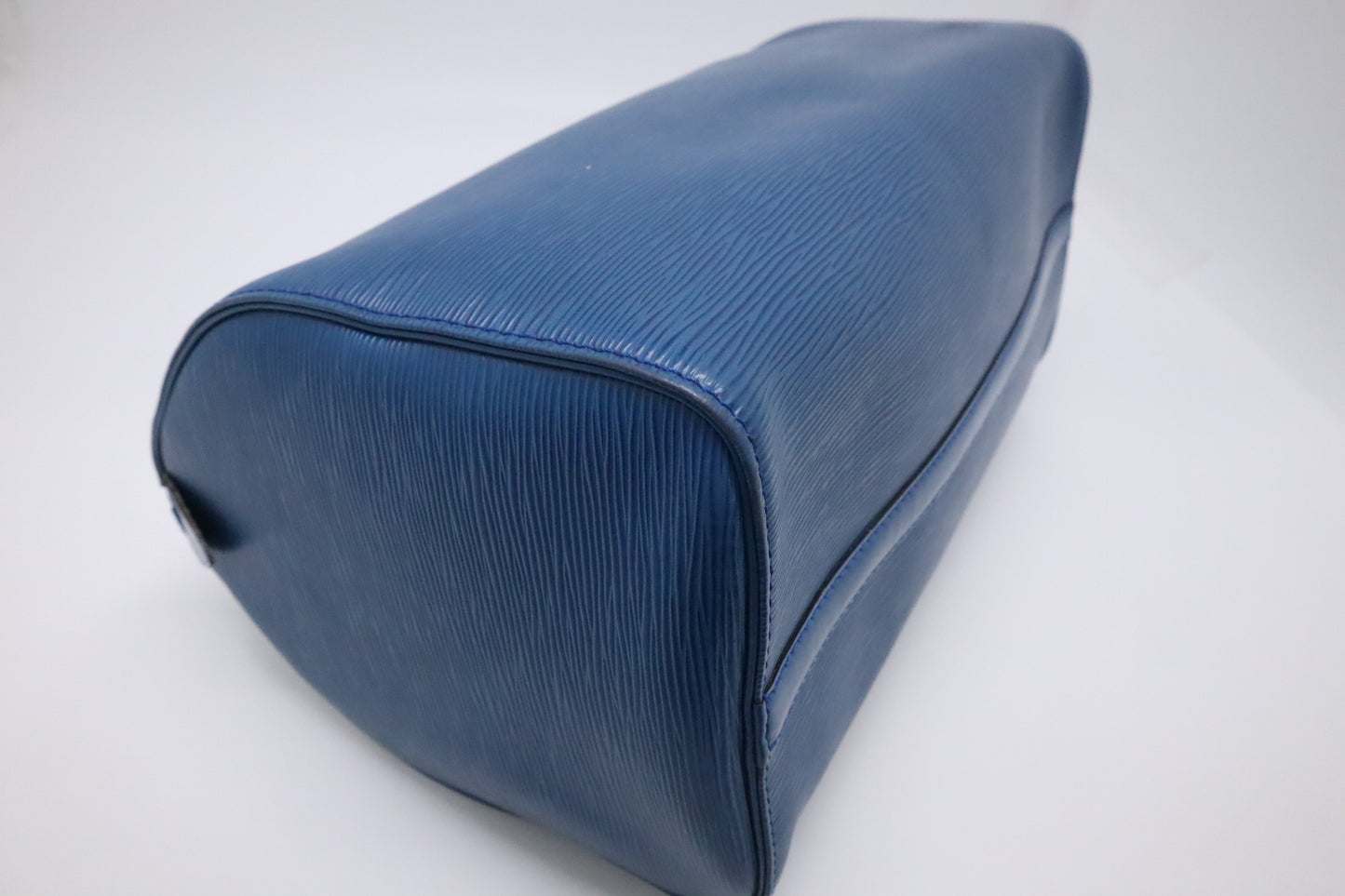Louis Vuitton Speedy 35 in Blue Epi Leather