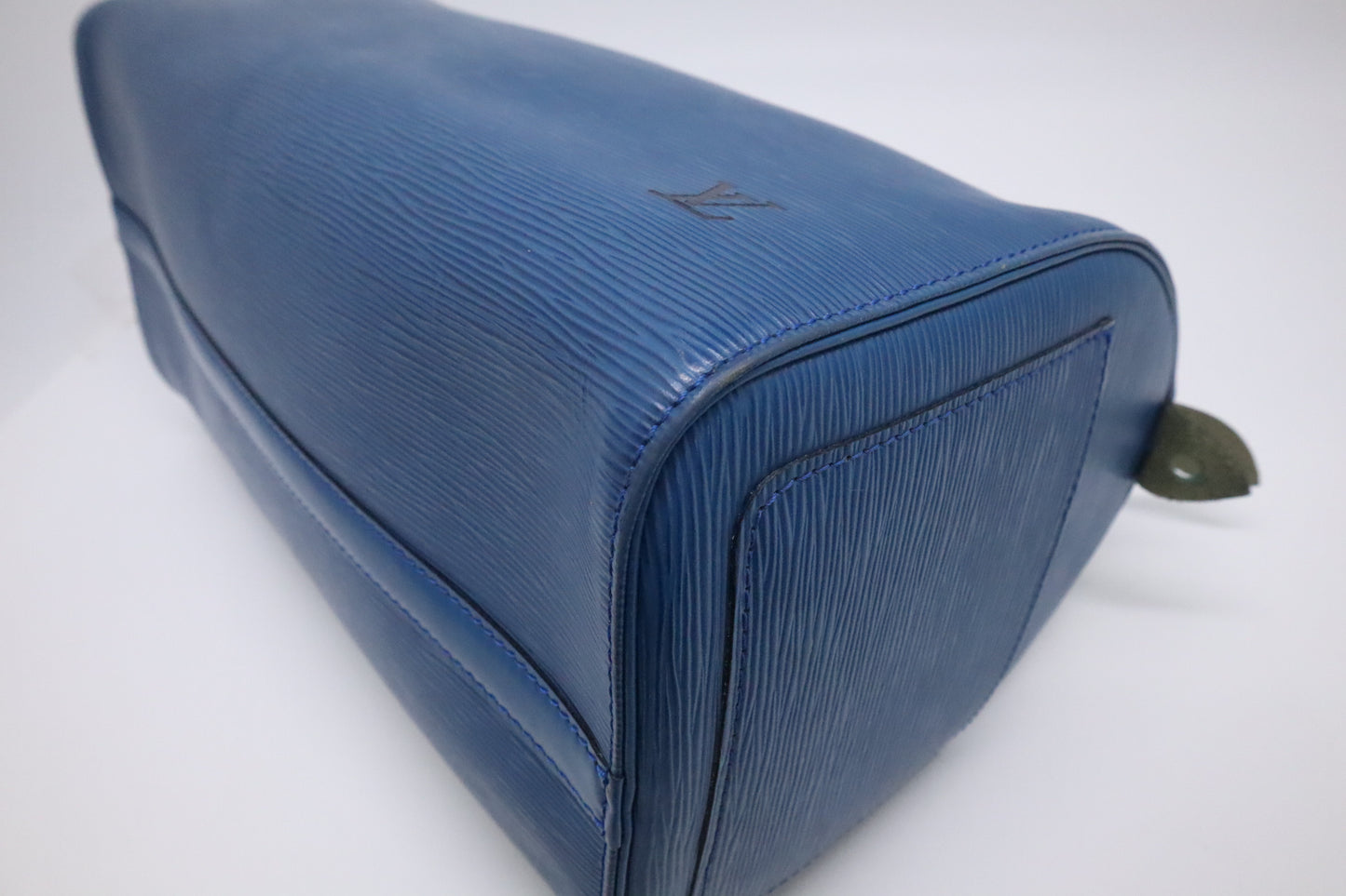 Louis Vuitton Speedy 35 in Blue Epi Leather