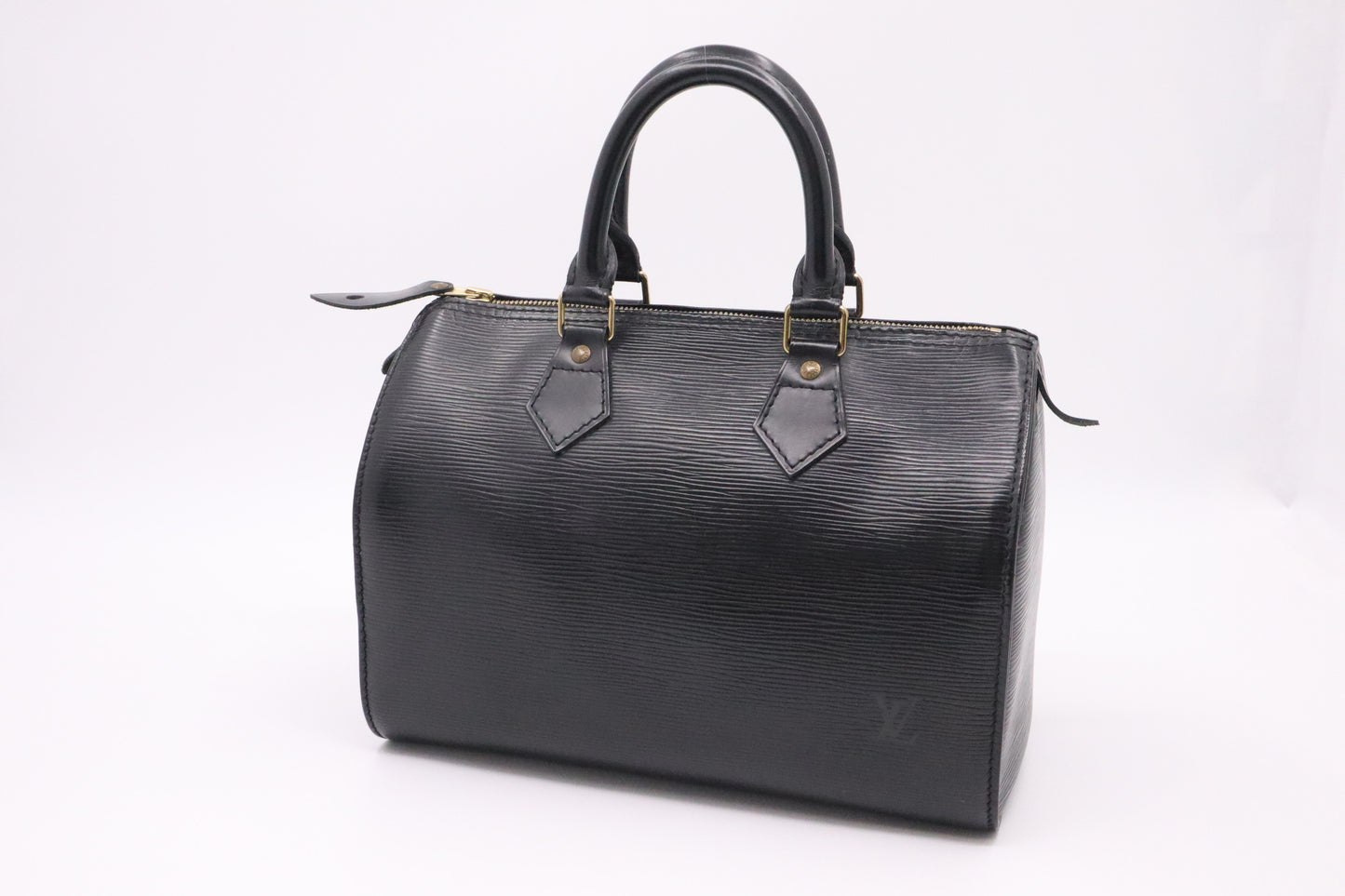 Louis Vuitton Speedy 25 in Black Epi Leather