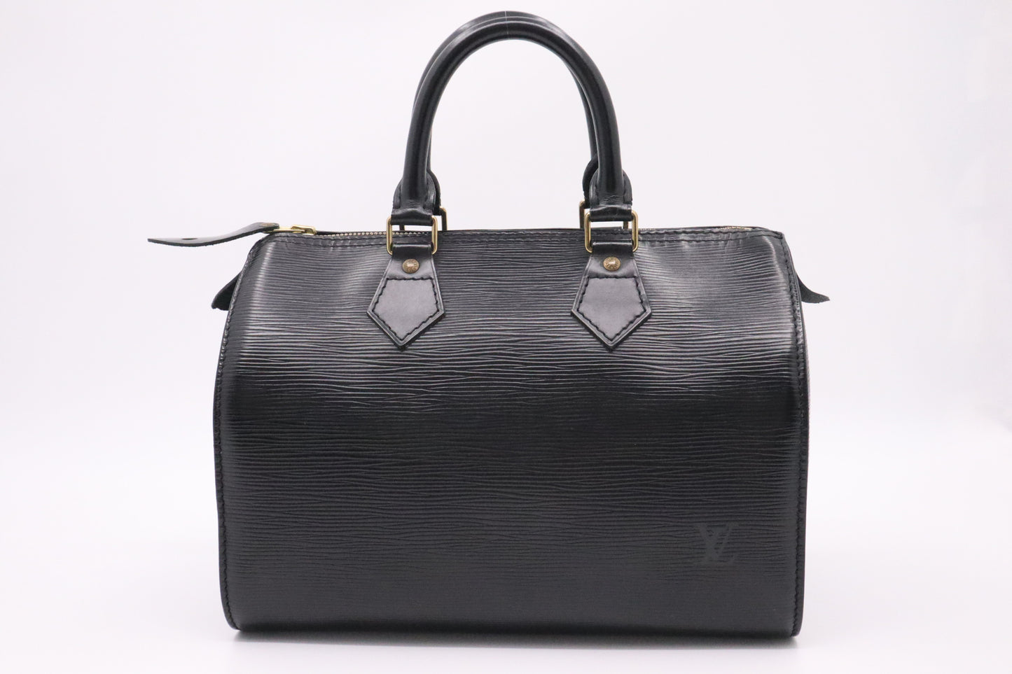 Louis Vuitton Speedy 25 in Black Epi Leather