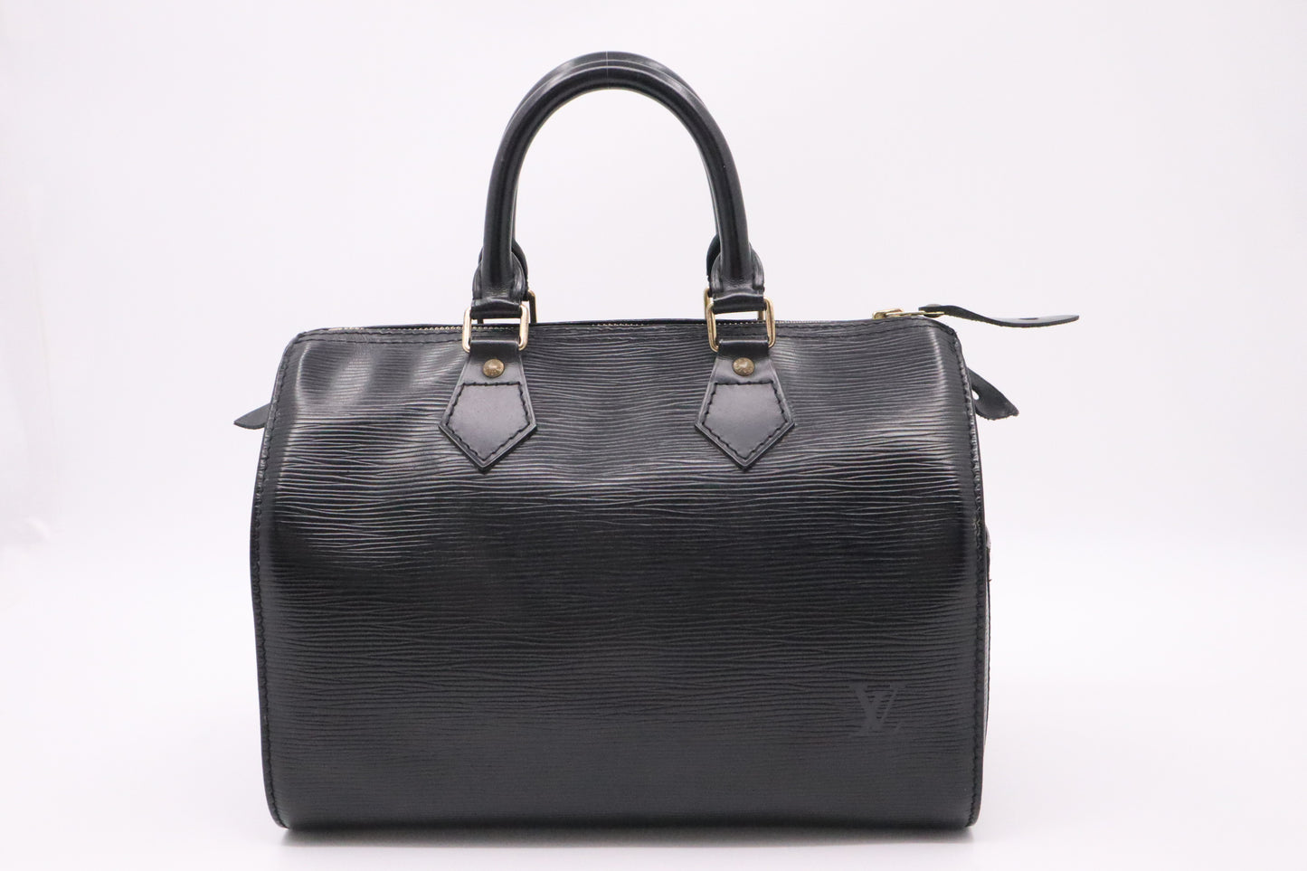 Louis Vuitton Speedy 25 in Black Epi Leather