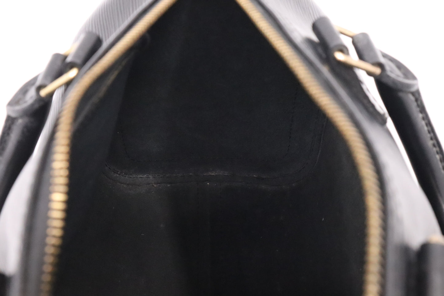 Louis Vuitton Speedy 25 in Black Epi Leather