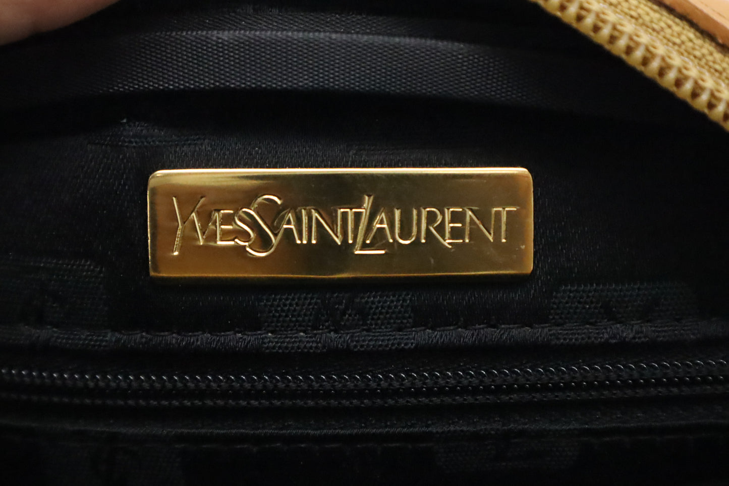 YSL Saint Laurent Shoulder Bag in Black Canvas