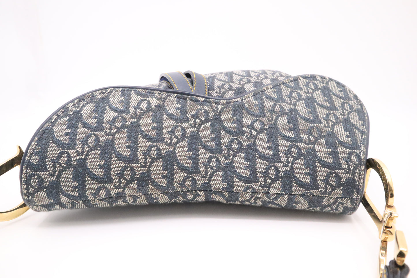 Dior Saddle in Blue Dior Oblique Jacquard