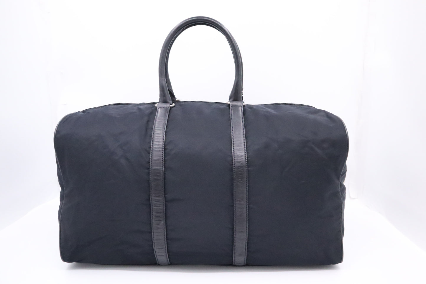 Prada Duffle Bag in Navy Nylon Canvas