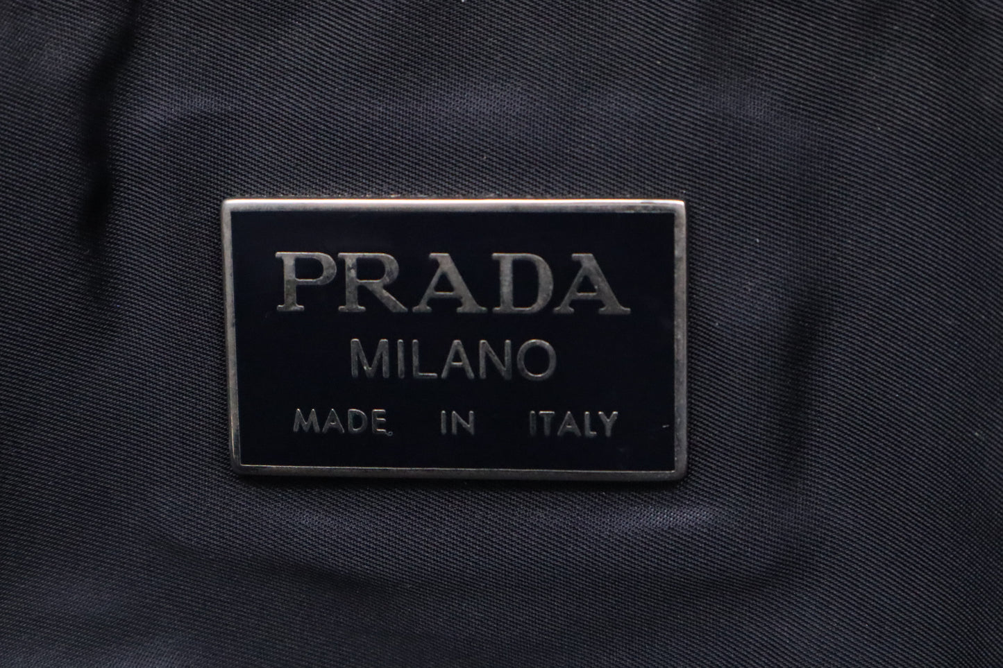 Prada Duffle Bag in Navy Nylon Canvas