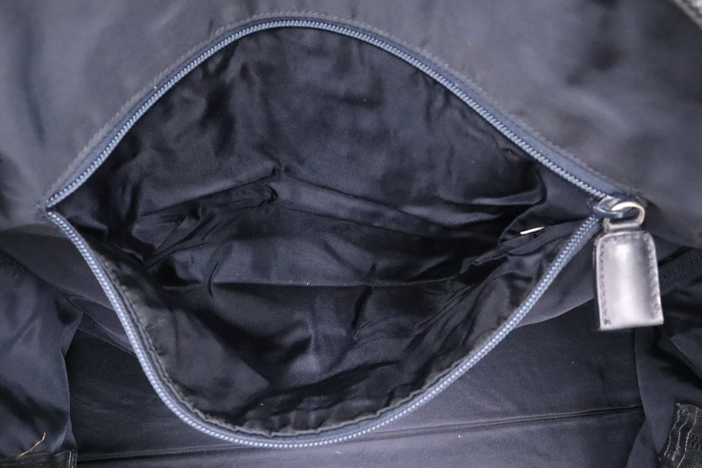 Prada Duffle Bag in Navy Nylon Canvas