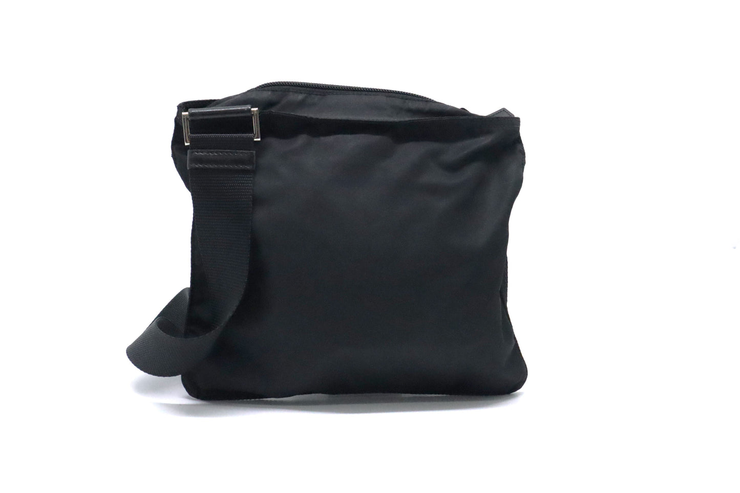 Prada Square Crossbody in Black Nylon