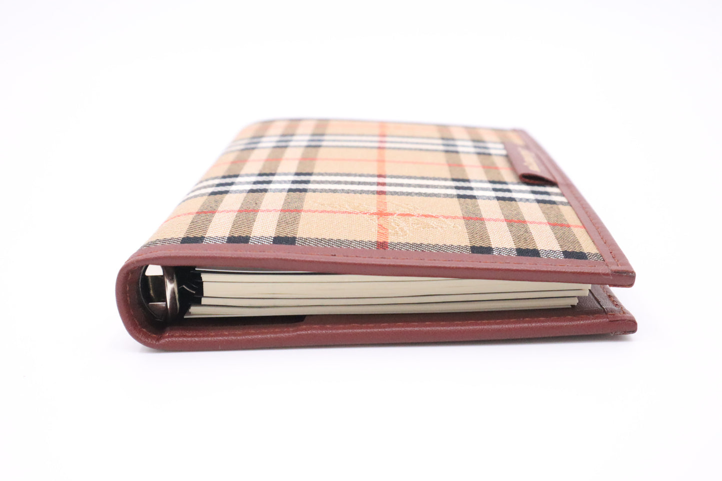Burberry Agenda in Brown Checked Canvas
