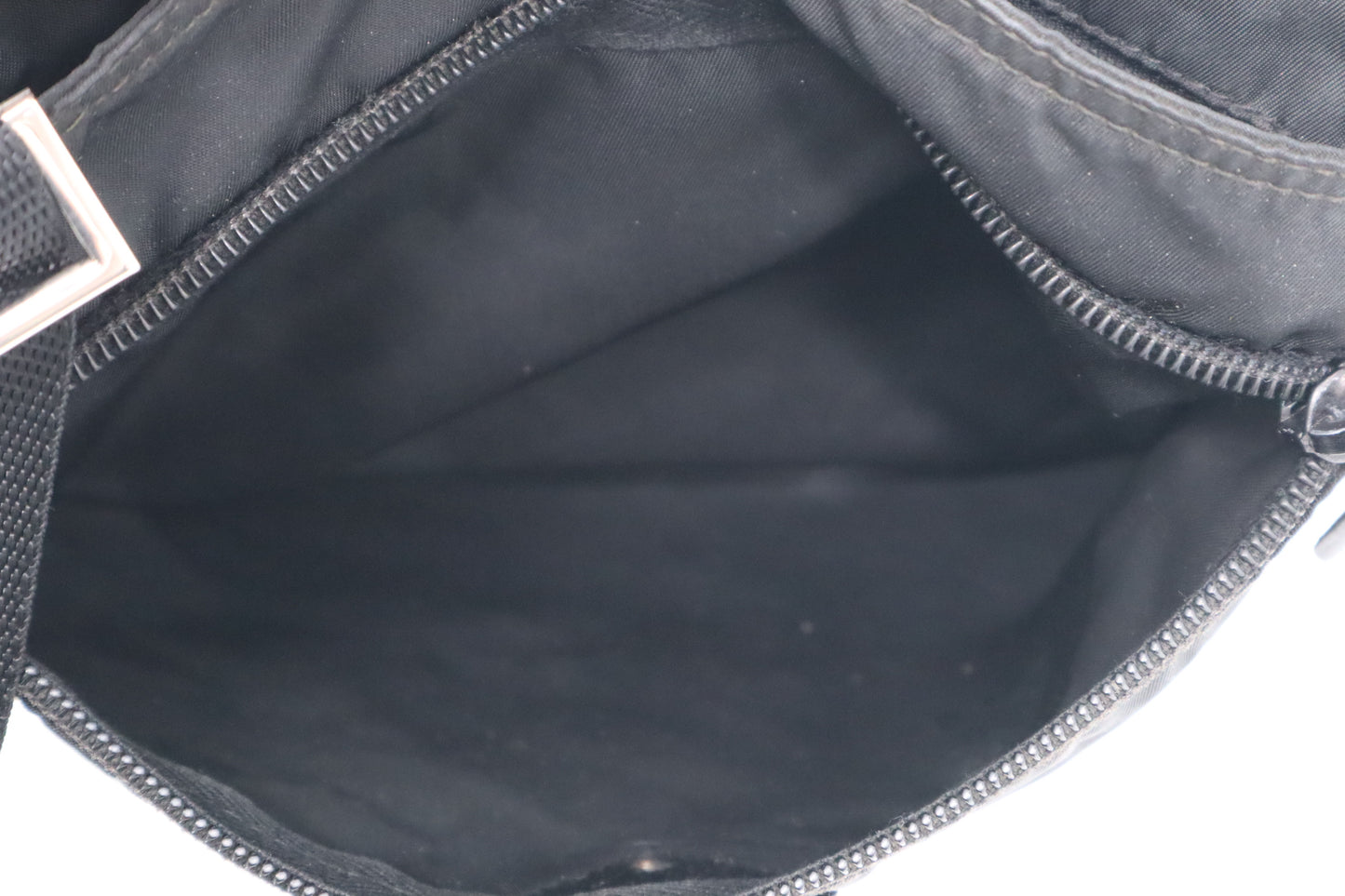 Prada Square Crossbody in Black Nylon