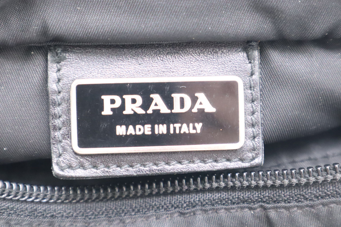 Prada Square Crossbody in Black Nylon