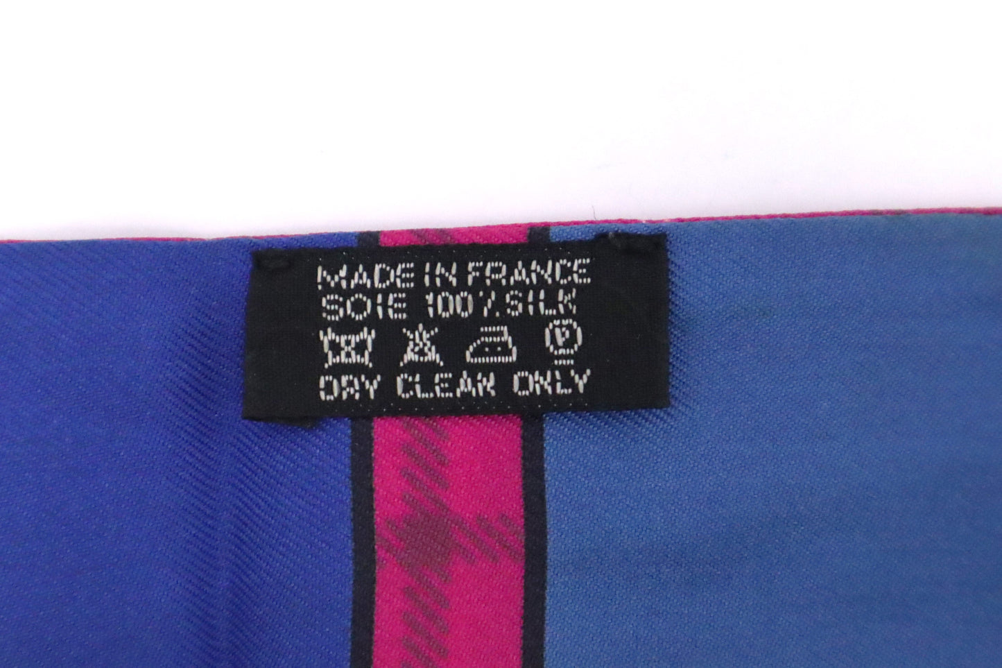 Hermes "Camails" Twilly in Fuchsia Silk