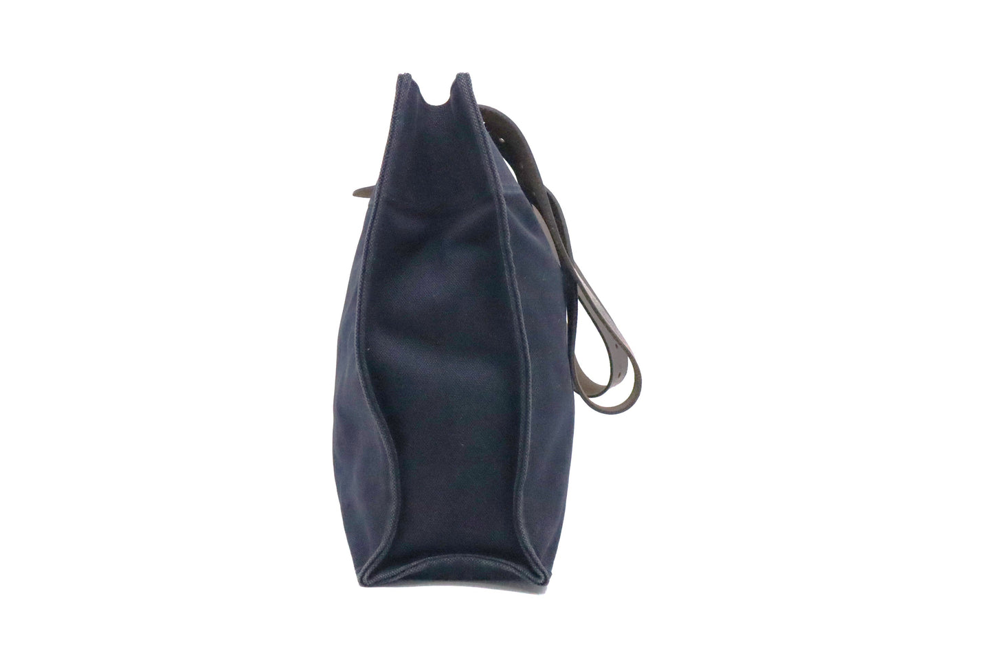 Hermes Etriviere Tote in Navy Blue Canvas