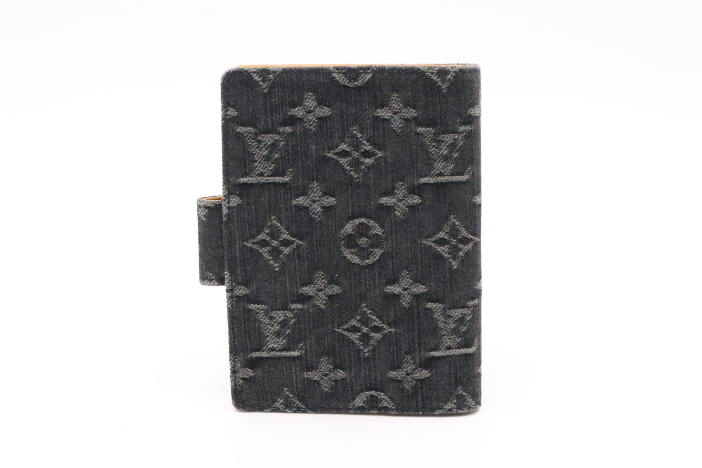 Louis Vuitton Agenda PM in Black Denim Monogram Canvas