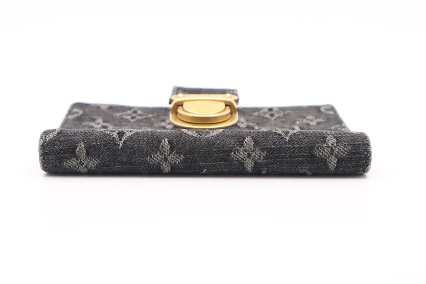 Louis Vuitton Agenda PM in Black Denim Monogram Canvas