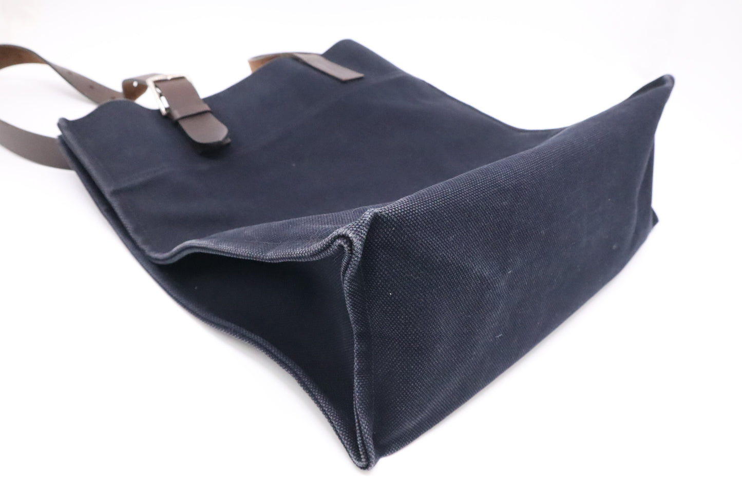 Hermes Etriviere Tote in Navy Blue Canvas