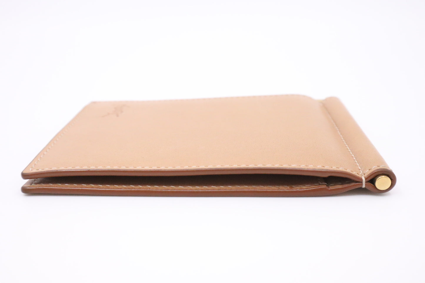 YSL Saint Laurent Bifold Wallet in Tan Leather