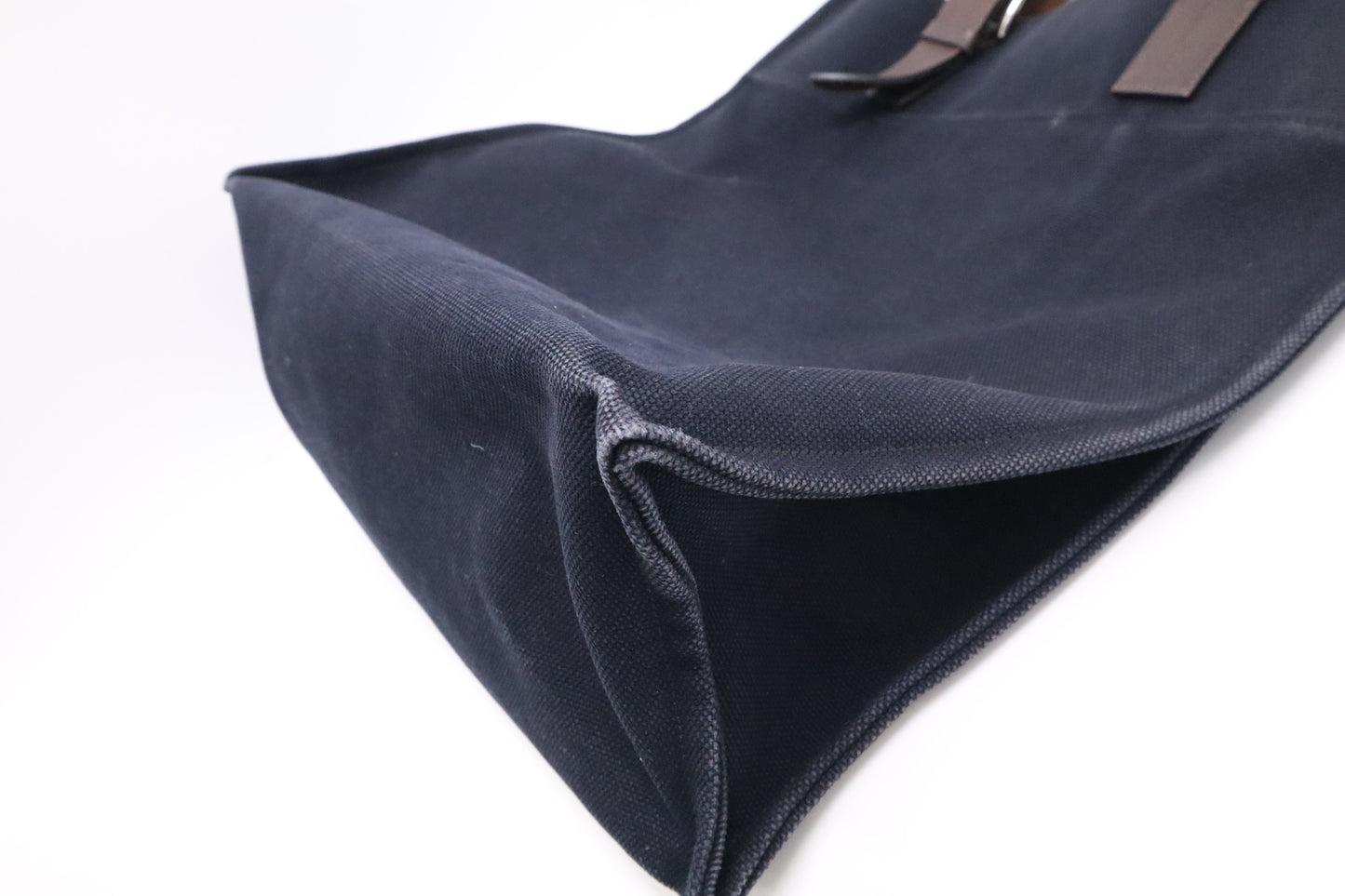 Hermes Etriviere Tote in Navy Blue Canvas