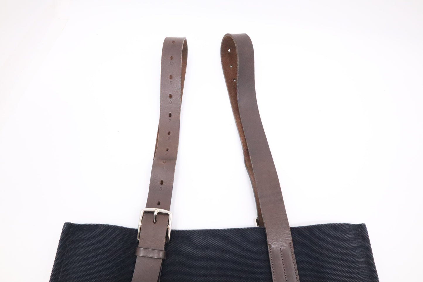 Hermes Etriviere Tote in Navy Blue Canvas