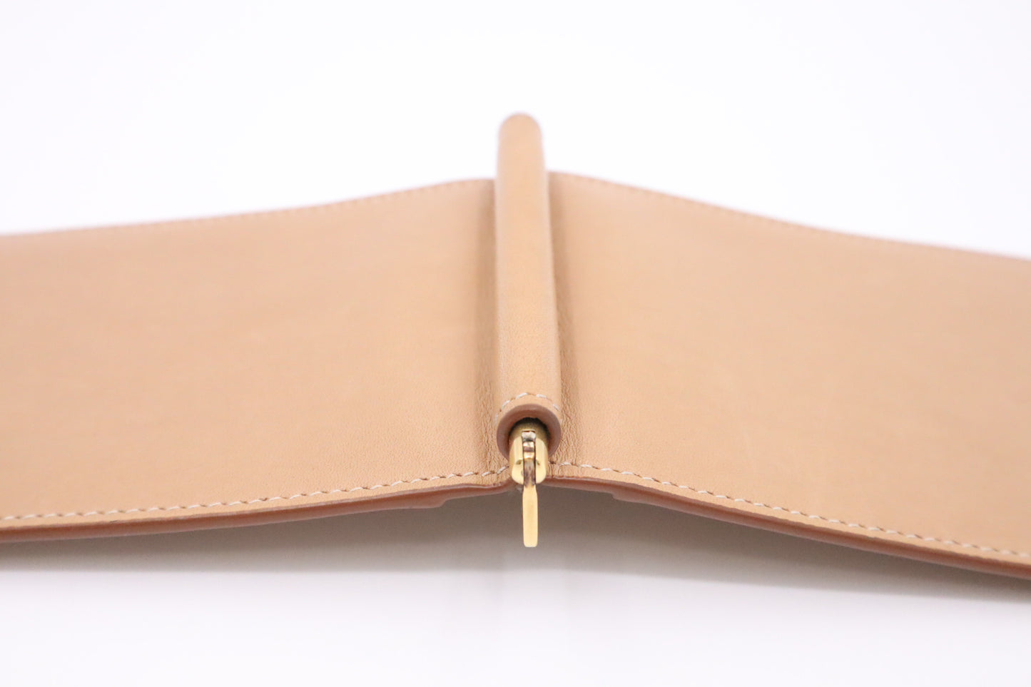 YSL Saint Laurent Bifold Wallet in Tan Leather