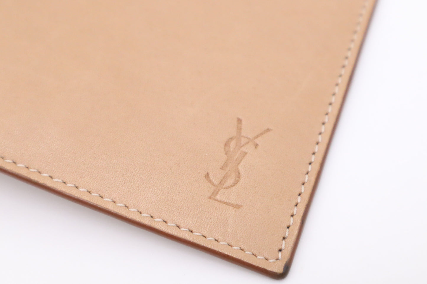 YSL Saint Laurent Bifold Wallet in Tan Leather