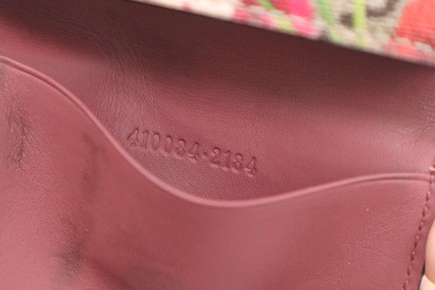 Gucci Key Case in Pink Blooms GG Canvas