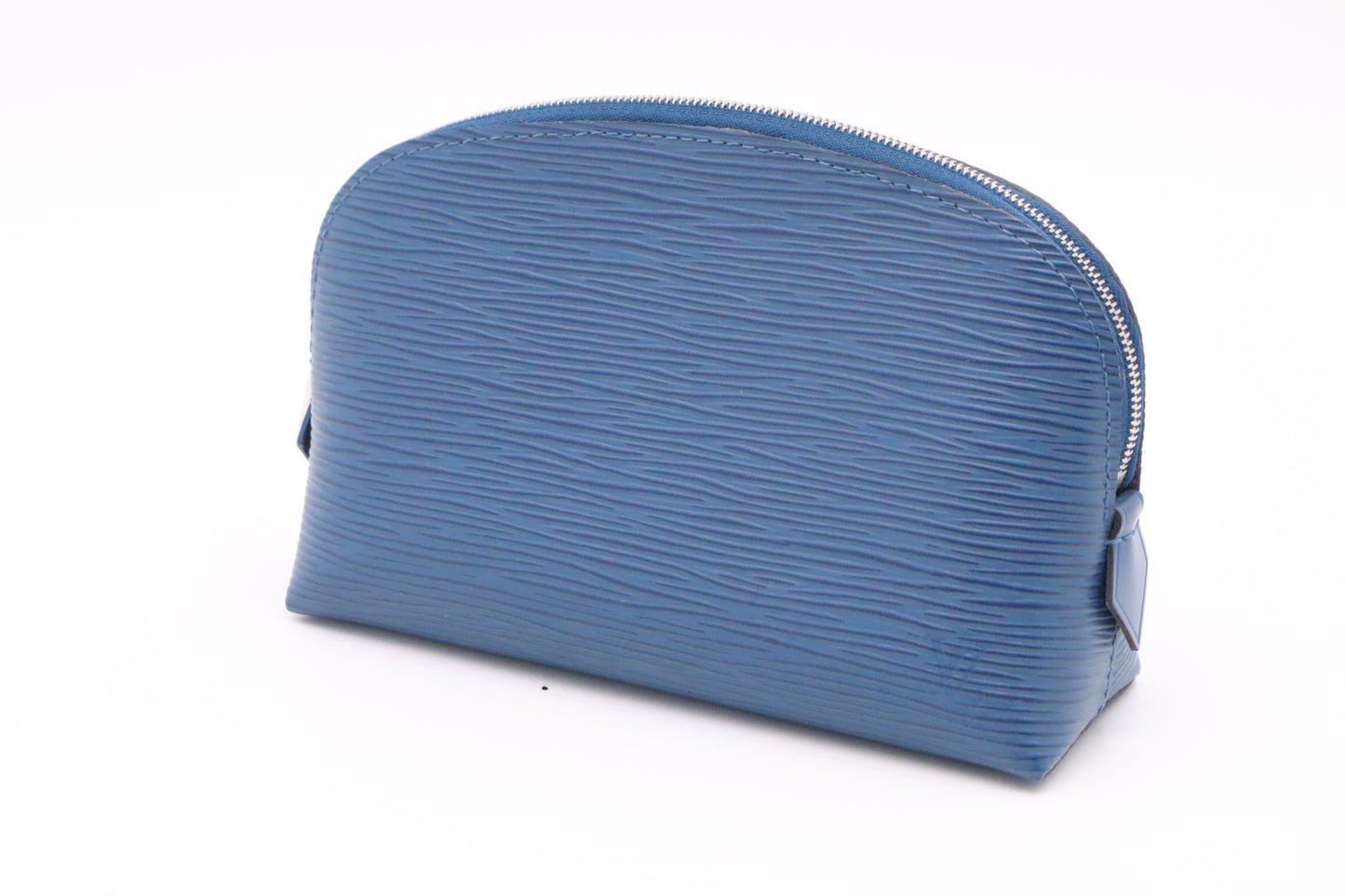 Louis Vuitton Pochette Cosmetique in Epi Blue Leather