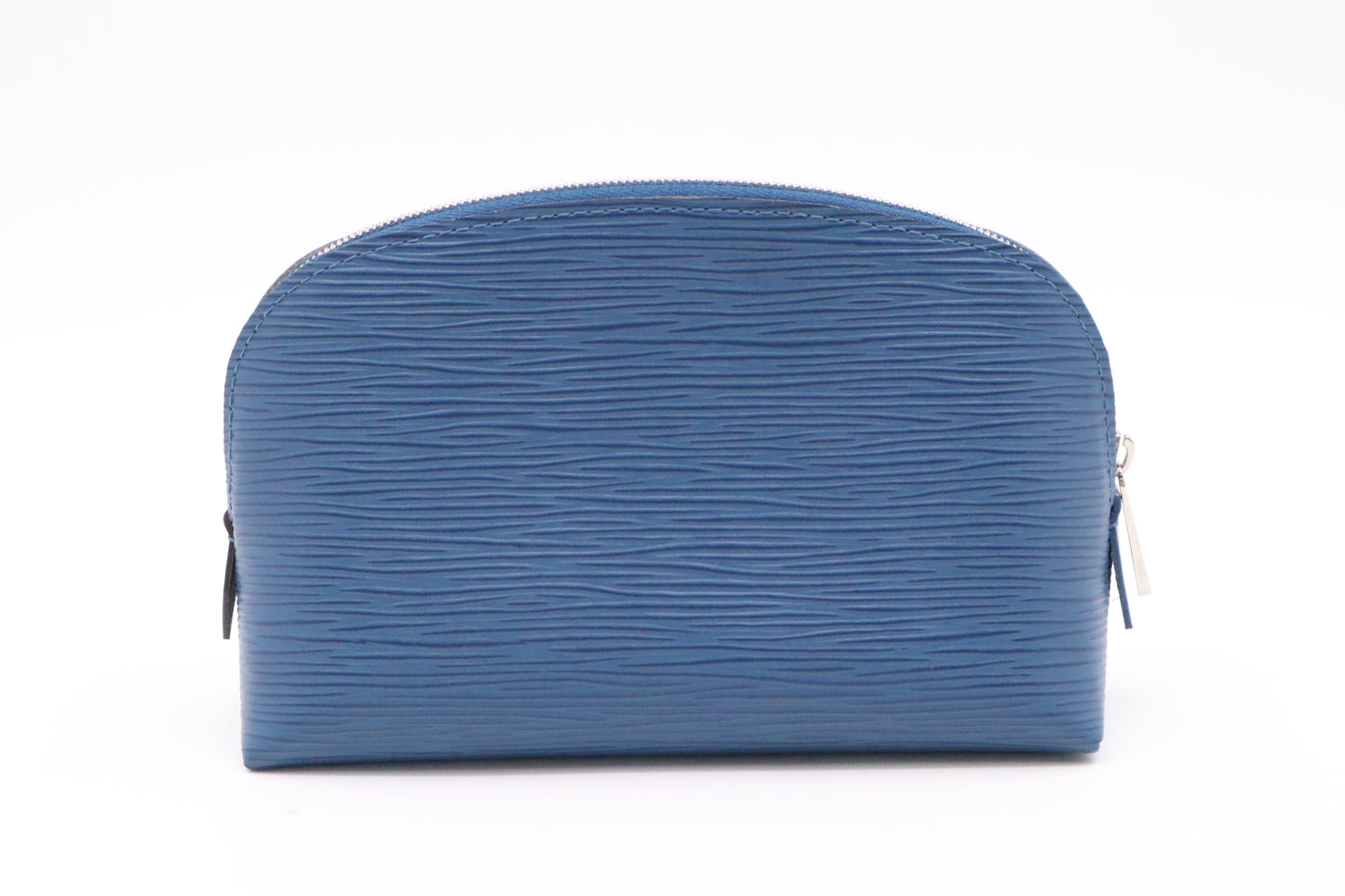Louis Vuitton Pochette Cosmetique in Epi Blue Leather