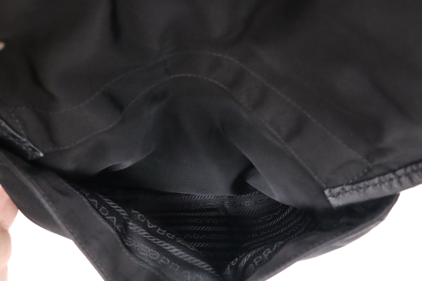 Prada Small Crossbody in Black Nylon