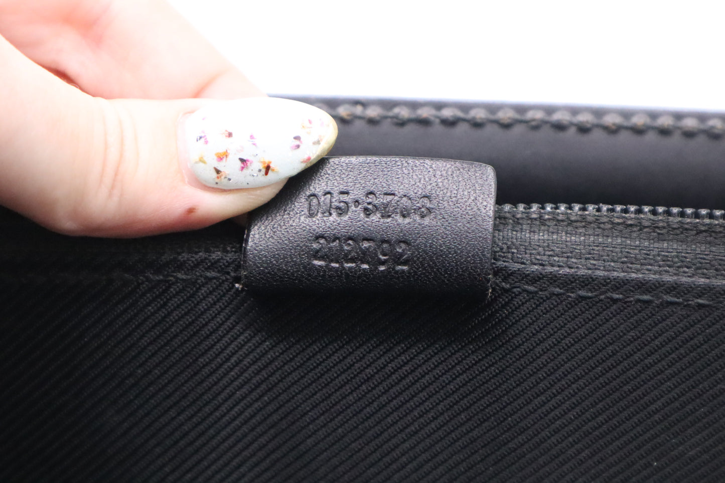 Gucci Business Bag in Black GG Canvas