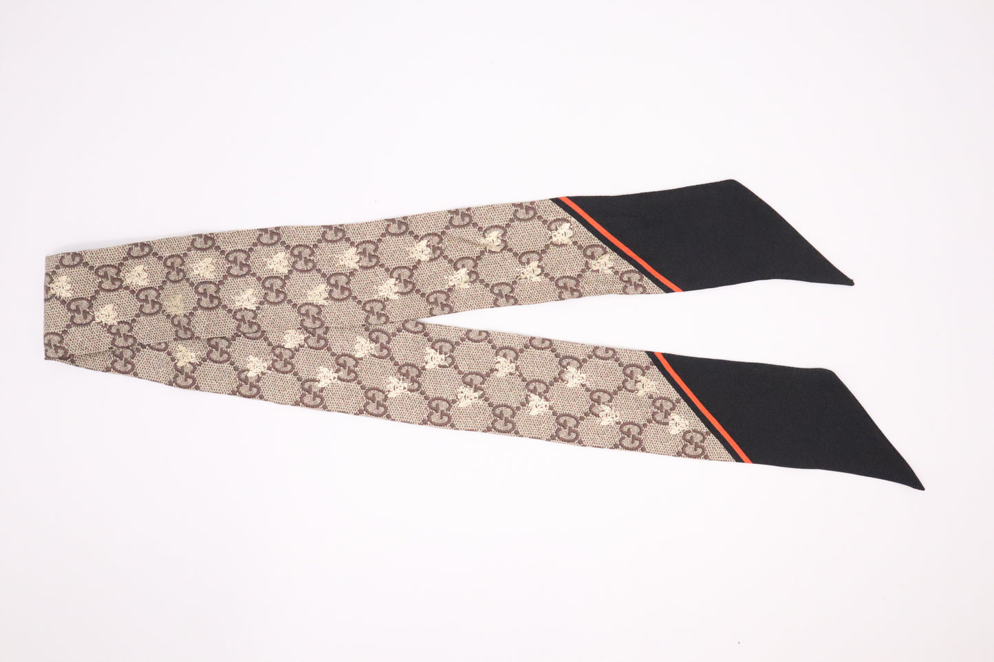Gucci Bee Twilly in GG Silk