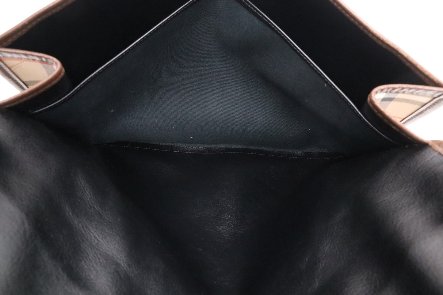 Burberry Clutch in House Check Canvas