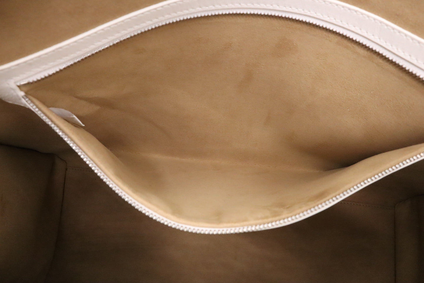 MCM Tote in White Visetos Canvas