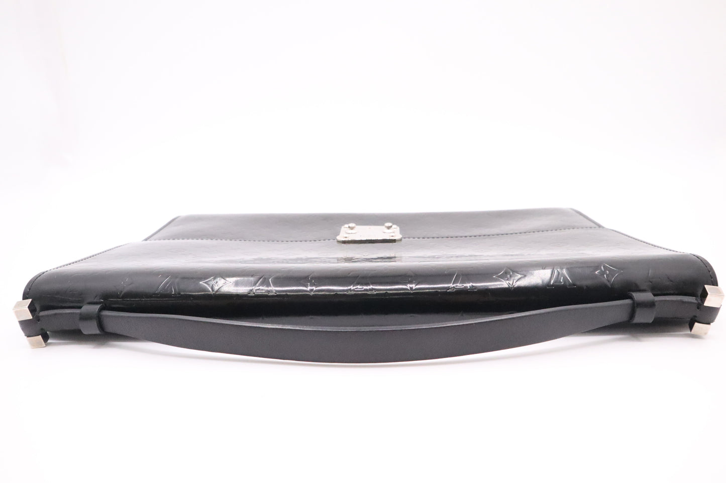 Louis Vuitton Anouchka Pochette in Black Monogram Glace Leather