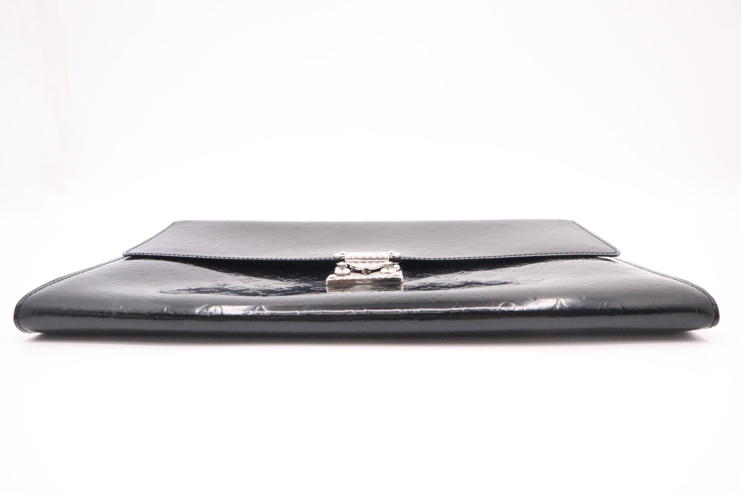 Louis Vuitton Anouchka Pochette in Black Monogram Glace Leather