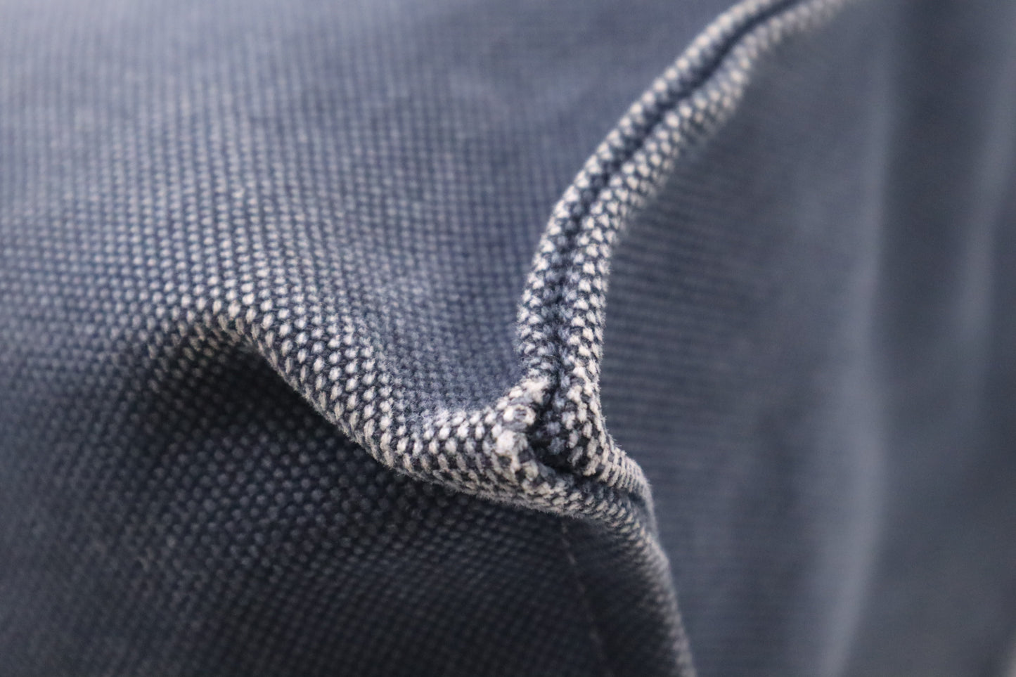 Hermès Étrivière Tote in Navy Blue Canvas