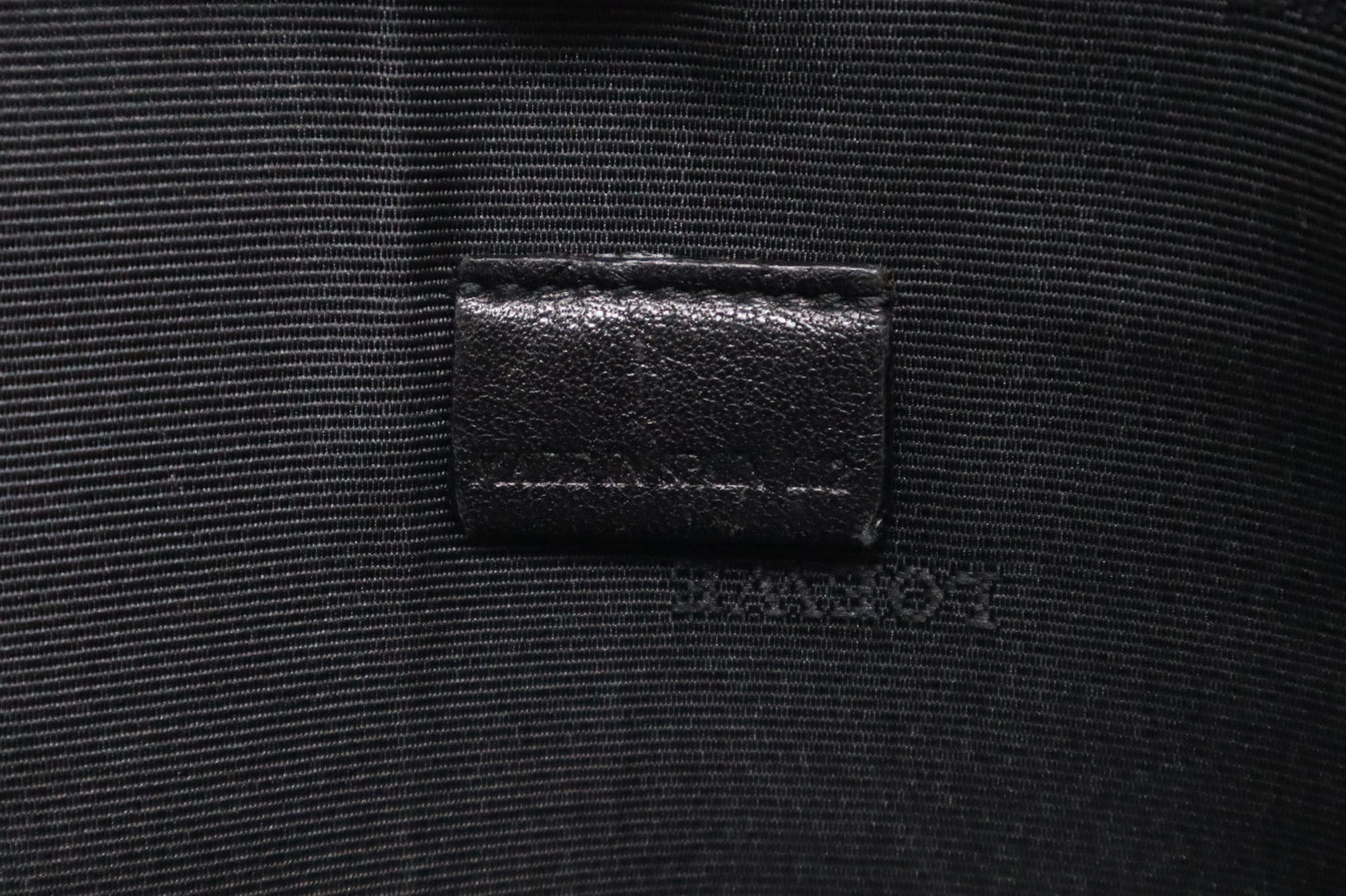 Loewe Pouch in Black Leather