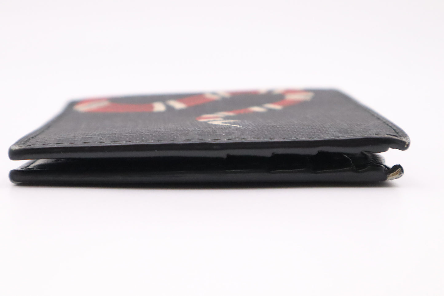Gucci Kingsnake Wallet in Black GG Supreme Canvas