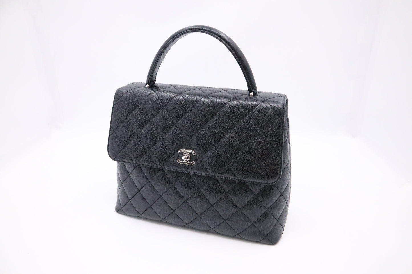 Chanel Kelly in Black Caviar Leather