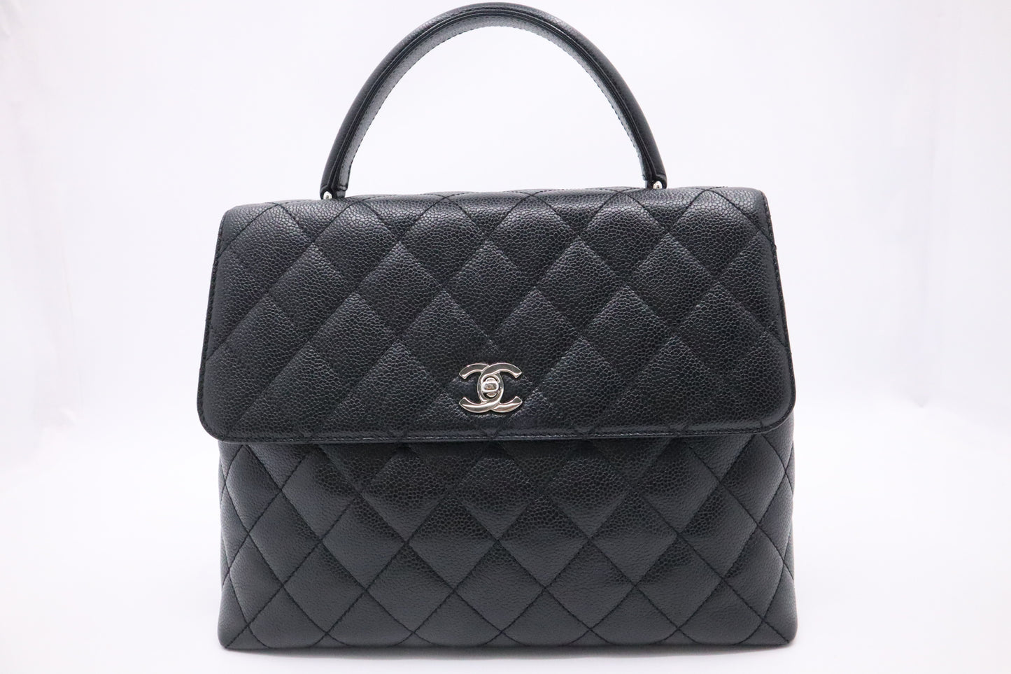 Chanel Kelly in Black Caviar Leather
