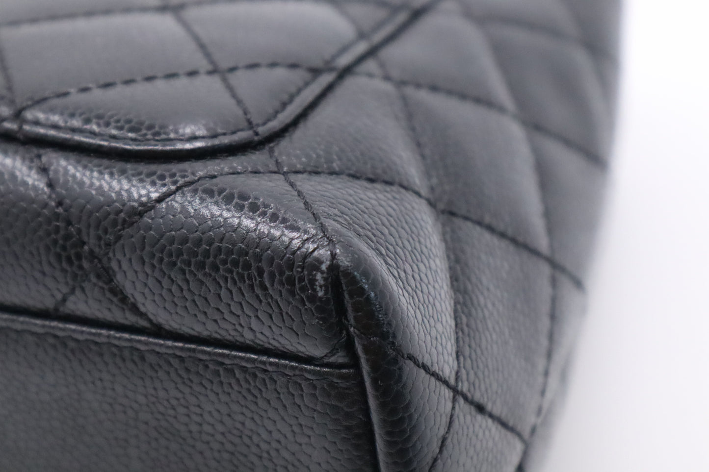 Chanel Kelly in Black Caviar Leather