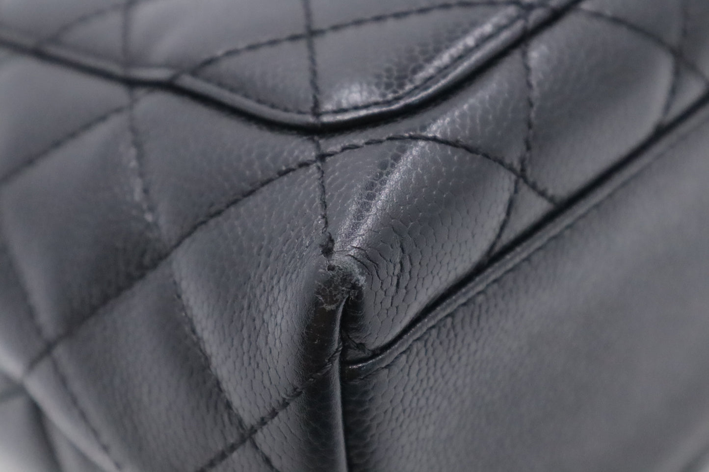 Chanel Kelly in Black Caviar Leather