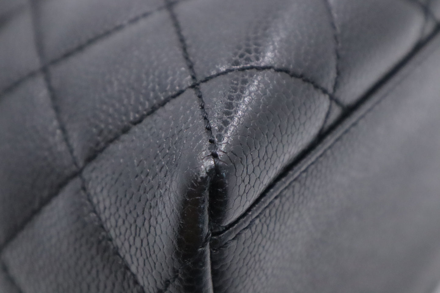 Chanel Kelly in Black Caviar Leather