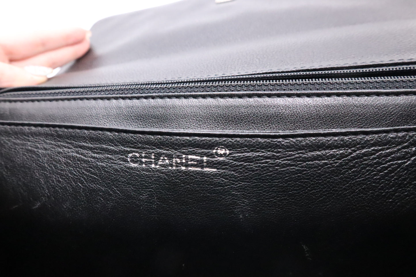 Chanel Kelly in Black Caviar Leather
