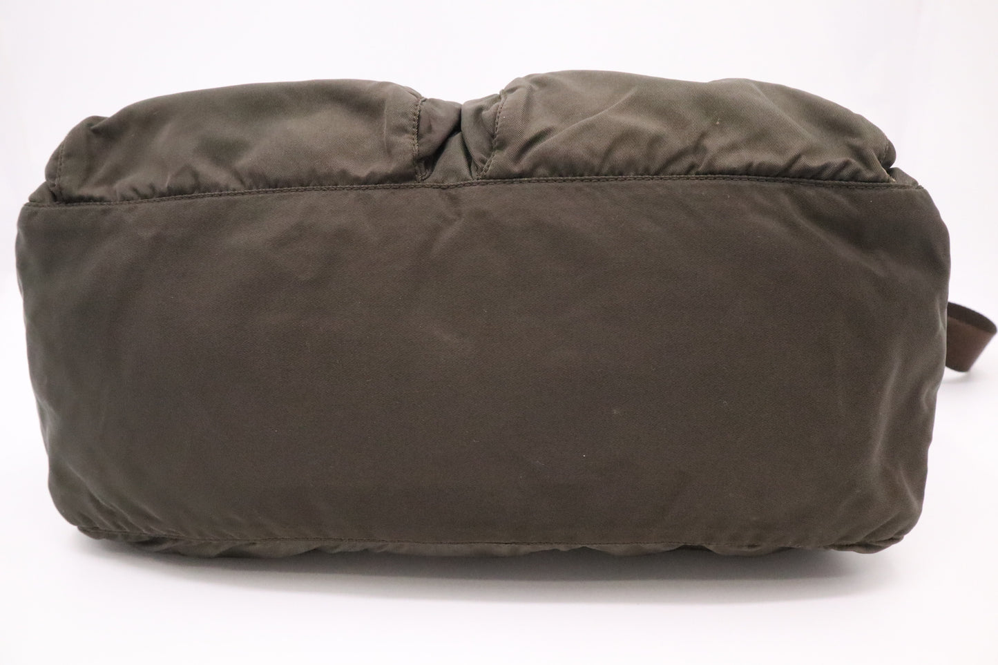 Prada Messenger Bag in Dark Green Nylon